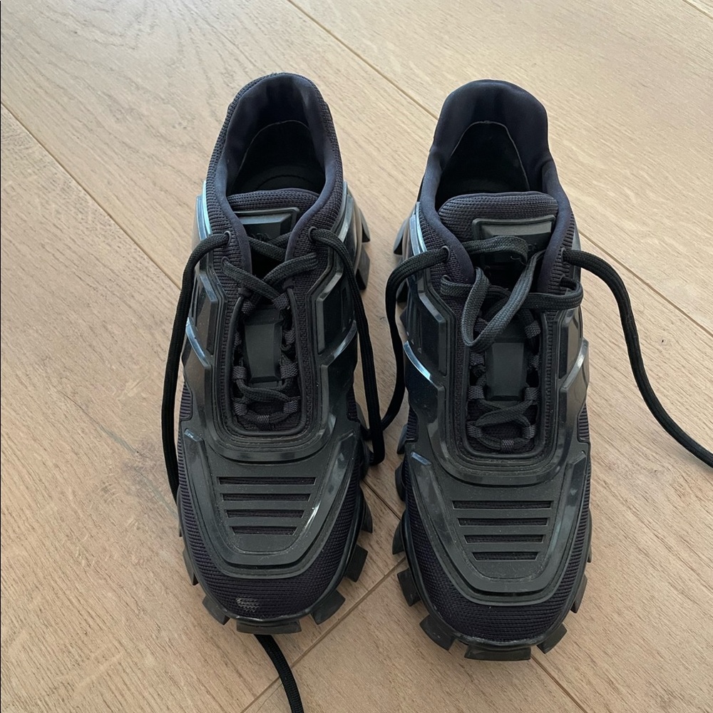 Black Prada sneakers